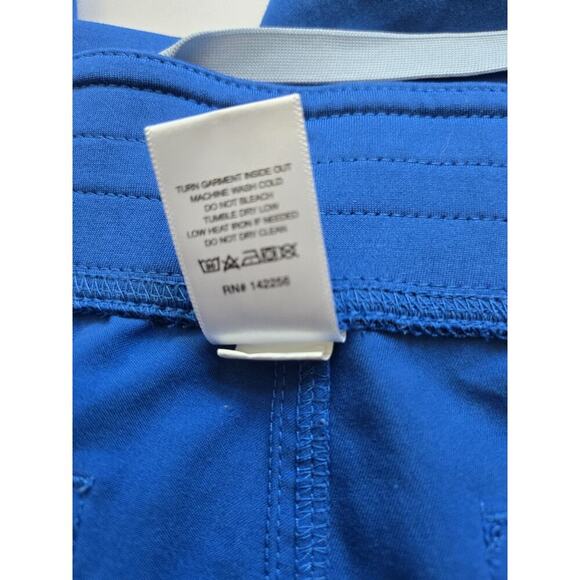 Figs Pants Womens XS Blue Stretch Mid Rise Drawstring Scrub Pockets EUC - Picture 11 of 12